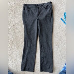 NYDJ “Marilyn Straight” Charcoal Pants